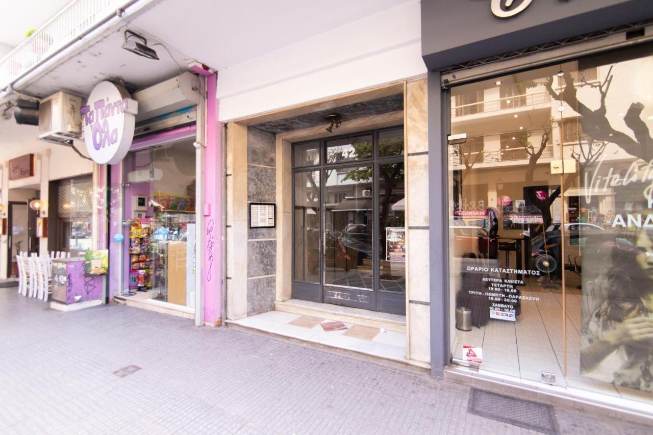סלוניקי Downtown Luxury Boutique Suites : The Yellow Suite מראה חיצוני תמונה